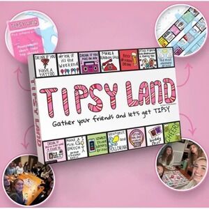 Tipsy Land Party Drinking Board Game Gather Friends Get Tipsy